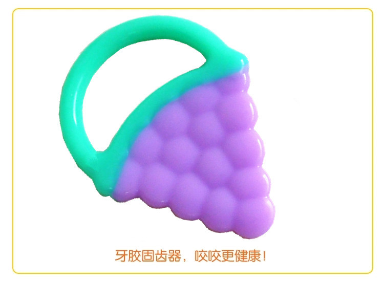 兒童矽膠牙膠,水果圖案牙膠 兒童矽膠牙膠,水果圖案牙膠