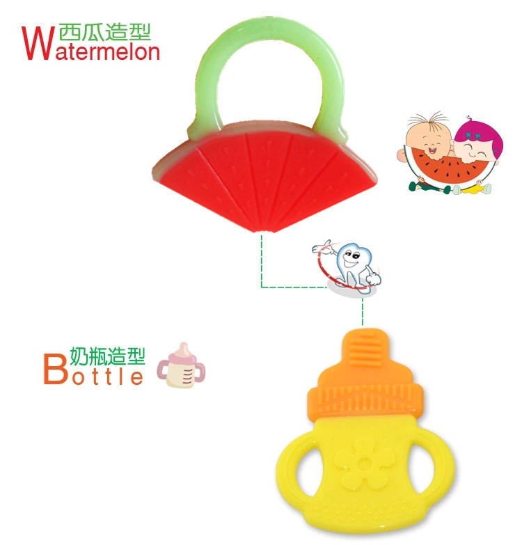 兒童矽膠牙膠,水果圖案牙膠 兒童矽膠牙膠,水果圖案牙膠