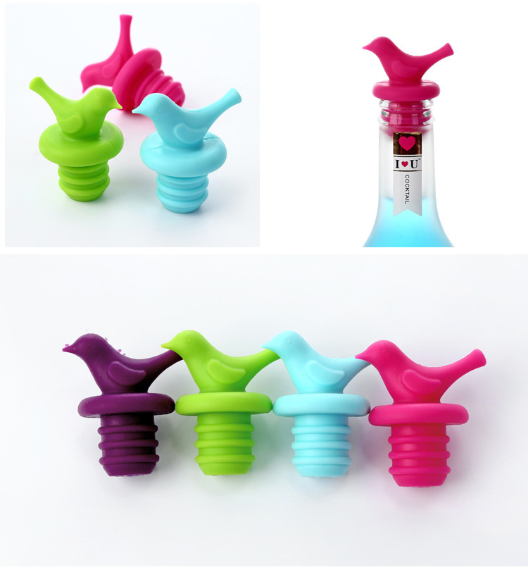 小鳥紅酒瓶塞,矽膠保鮮瓶蓋,矽膠紅酒塞 小鳥紅酒瓶塞,矽膠保鮮瓶蓋,矽膠紅酒塞