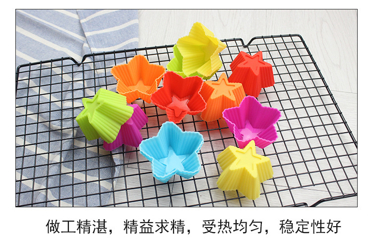 矽膠五角星馬芬杯,7cm五角星馬芬杯,矽膠馬芬杯 矽膠五角星馬芬杯,7cm五角星馬芬杯,矽膠馬芬杯